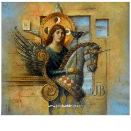 Jake Baddeley - My favourite hiding place - 55 x 50cm - oil on wood - 2020 -SOLD