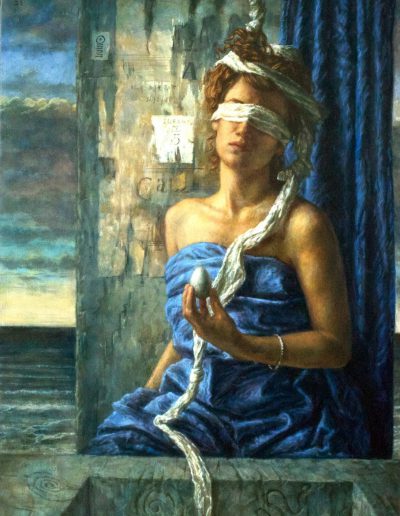 Jake Baddeley - The Source - oil on panel - 70 x 50 cm - 2021 _SOLD
