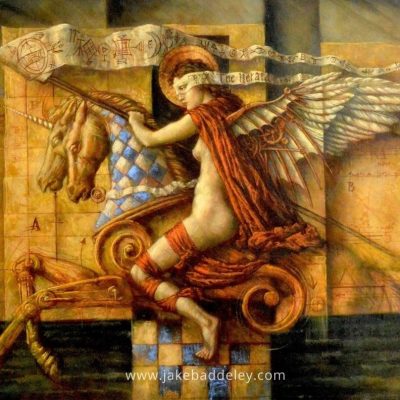 Jake Baddeley - The Herald - 90 x 70 cm - oil on canvas - 2021