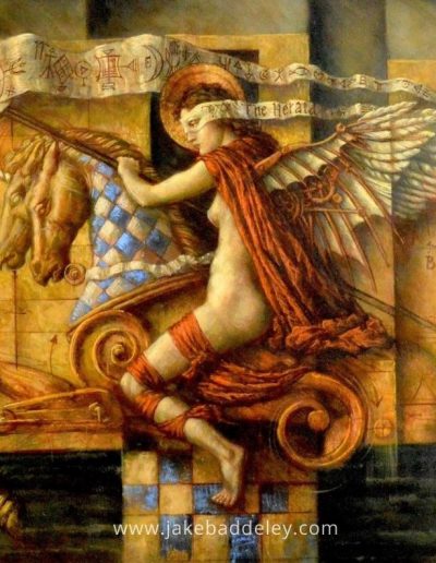 Jake Baddeley - The Herald - 90 x 70 cm - oil on canvas - 2021