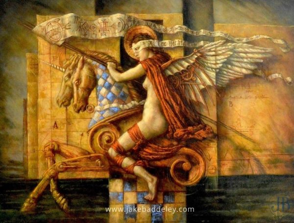 Jake Baddeley - The Herald - 90 x 70 cm - oil on canvas - 2021 - SOLD