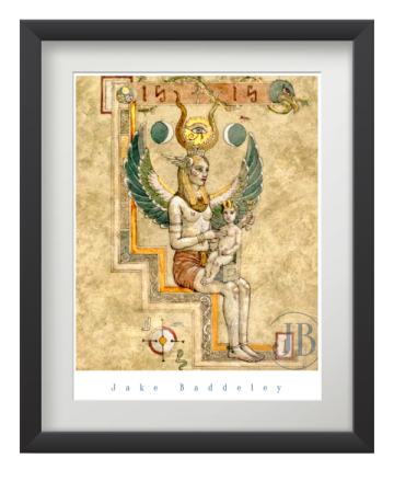 Jake Baddeley - Isis I - ink on paper - 40 x 50 cm