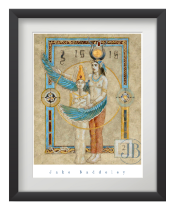 Jake Baddeley - Isis II - ink on paper - 40 x 50 cm