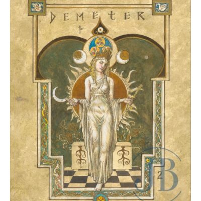 Jake Baddeley - Demeter 2 - giclee print on paper - 30 x 40 cm / 26 x 36 cm + 5 cm white border