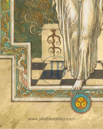 Jake Baddeley - Demeter 2 - giclee print on paper - 30 x 40 cm / 26 x 36 cm + 5 cm white border - DETAIL 2