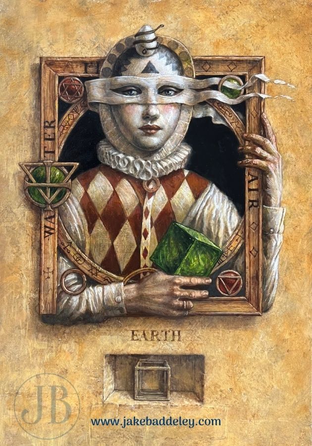 Jake Baddeley - The Elements - Earth - oil on panel - 50 x 35 cm - 2025