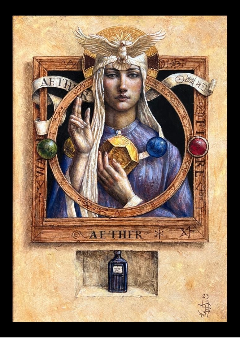 A6 Postcard Aether front