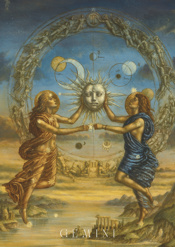 A6 Postcard Gemini - front