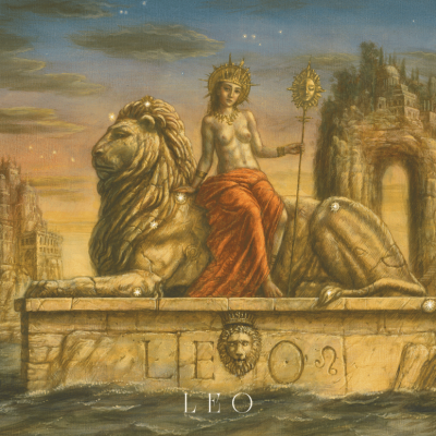 A6 Postcard Leo - front