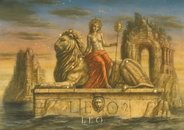 A6 Postcard Leo - front