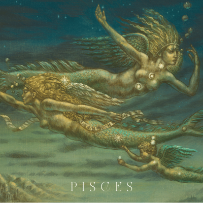 A6 Postcard Pisces - front