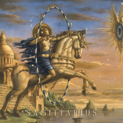 A6 Postcard Sagittarius - front