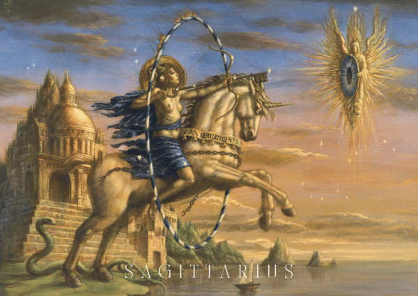 A6 Postcard Sagittarius - front