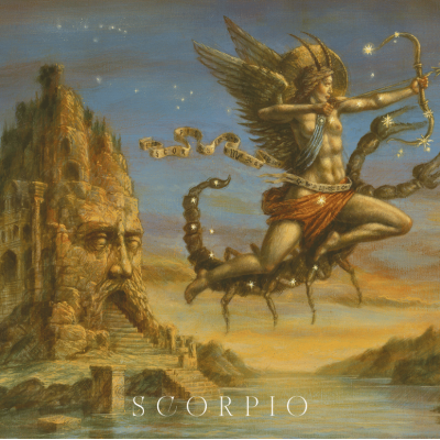 A6 Postcard Scorpio - front