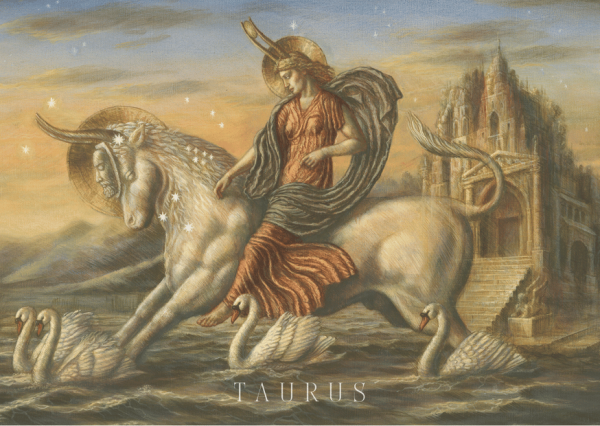 Postcard Taurus - front