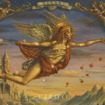 A6 Postcard Virgo - front