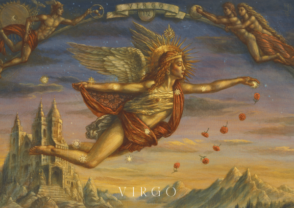 A6 Postcard Virgo - front