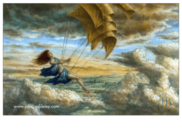 Jake Baddeley - Surrender - oil on panel - 36 x 23 cm - 2025