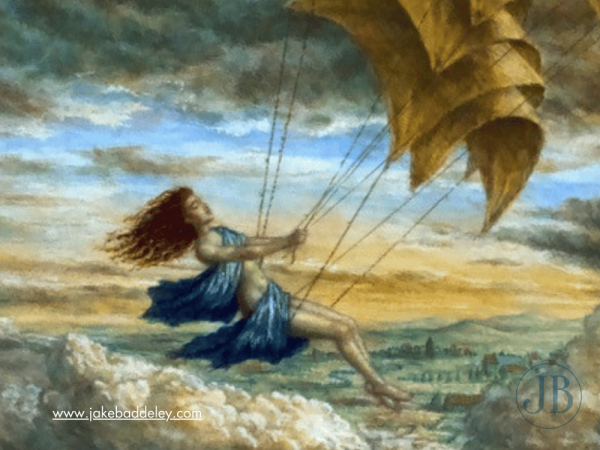 Jake Baddeley - Surrender - oil on panel - 36 x 23 cm - 2025 - detail