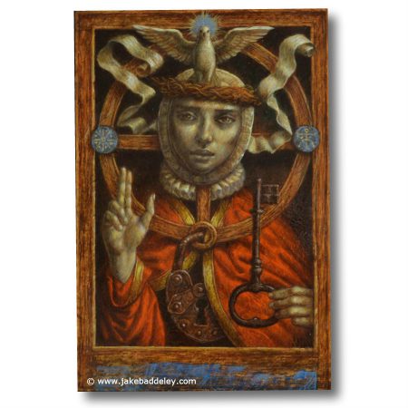 Spiritus Sanctum - oil paint on wood - 30 x 25 cm - 2015 - Request Availability