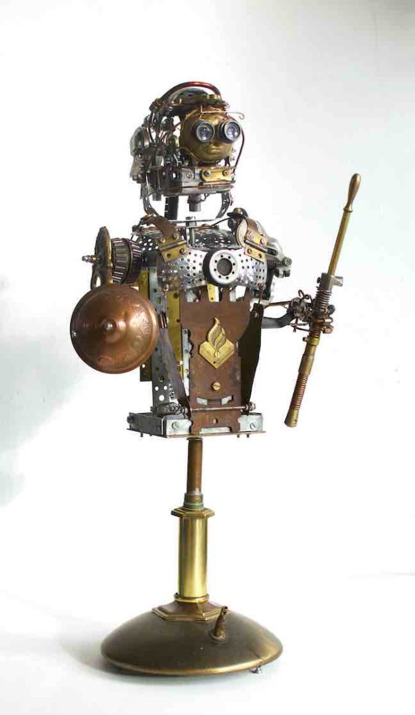 Jake Baddeley - "Knight" - scrap metal - 2023