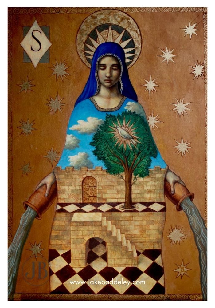 Jake Baddeley - The Star II - oil on panel - 100 x 70 cm - 2023