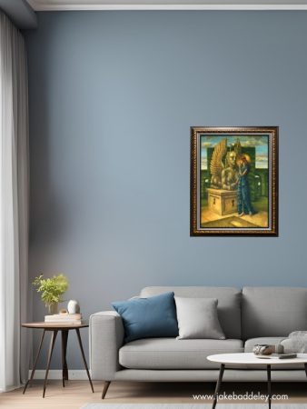 Jake Baddeley - Bewitching the Sphinx - oil on canvas - 80 x 60 cm - 2024 -in room 2