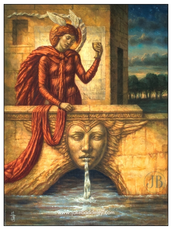 Jake Baddeley - River of Lethe - oil on canvas - 80 x 60 cm - 2024