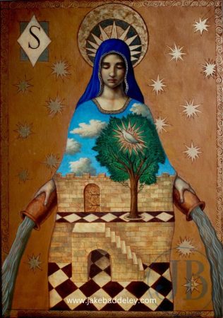 Jake Baddeley - The Star 2 - oilpaint on canvas - 110 x 70 cm - 2024