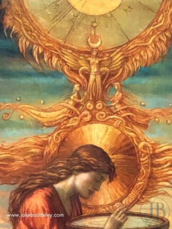 Jake Baddeley - The Vision - oil on canvas - 80 x 60 cm - 2024 - detail 2