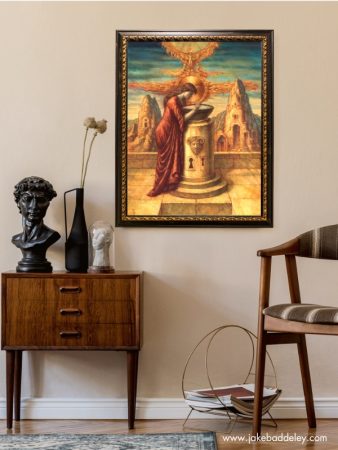 Jake Baddeley - The Vision - oil on canvas - 80 x 60 cm - 2024