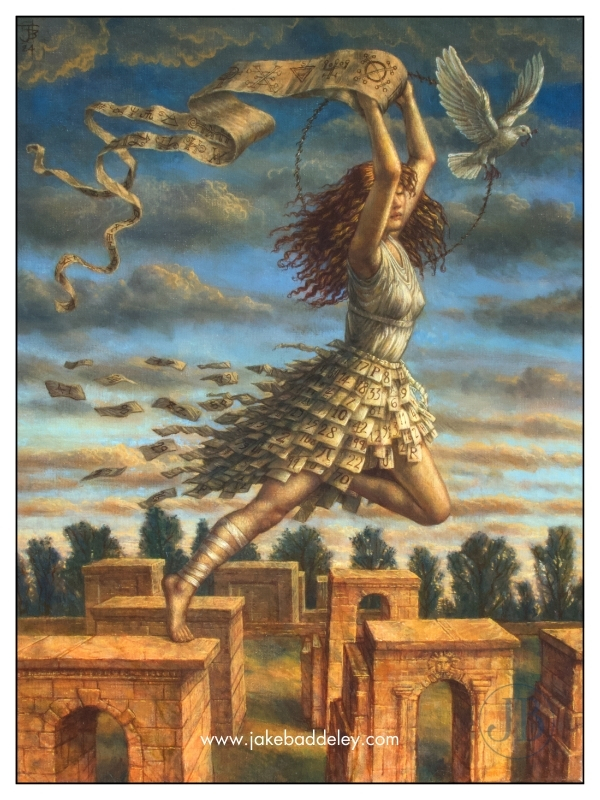 Jake Baddeley - Vertigo - oil on canvas - 80 x 60 cm - 2024