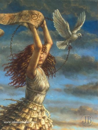 Jake Baddeley - Vertigo - oil on canvas - 80 x 60 cm - 2024 - detail 1