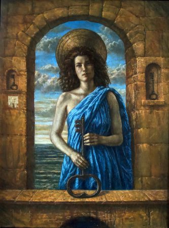 Jake Baddeley - The Third Gate - oil on canvas - 90 x 70 cm - 2023