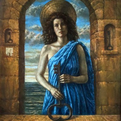 Jake Baddeley - The Third Gate - oil on canvas - 90 x 70 cm - 2023