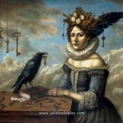 Jake Baddeley - Keys for Crows - oil pain on canvas - 60 x 80 cm - 2026 - available