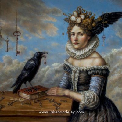 Jake Baddeley - Keys for Crows - oil on canvas - 80 x 60 cm - 2026 - available