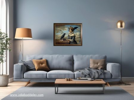 Jake Baddeley - Keys for Crows (in room) - oil paint on canvas - 60 x 80 cm - 2026