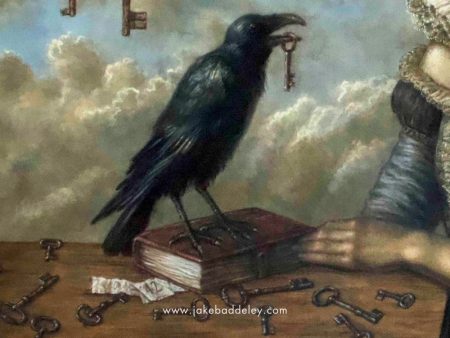 Jake Baddeley - Keys for Crows (detail) - oil paint on canvas - 60 x 80 cm - 2026