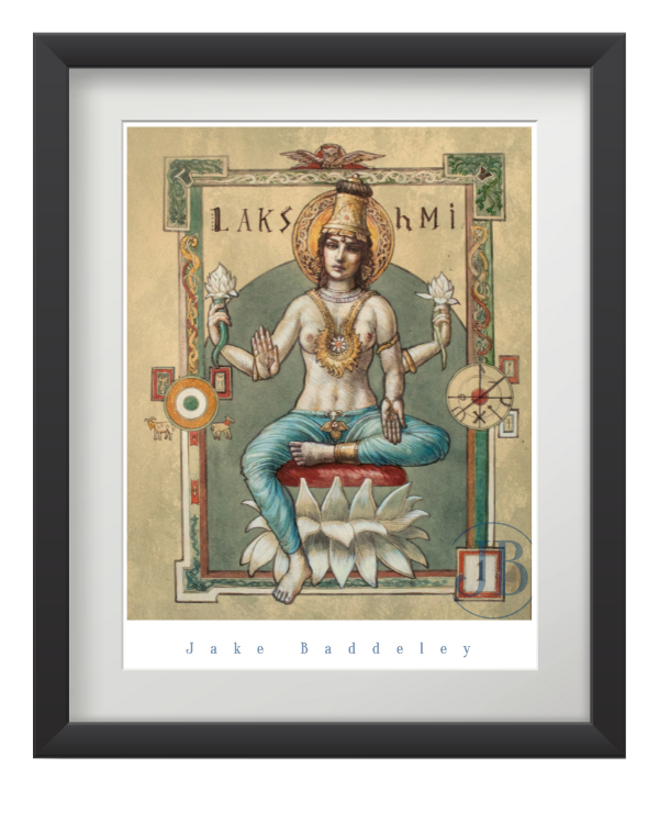 Jake Baddeley - Lakshmi I - ink on paper -30 x 25 cm