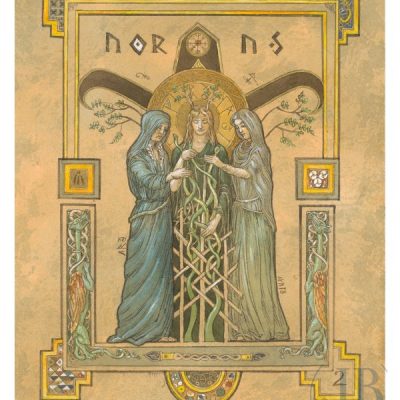 Jake Baddeley - Norns 2 - giclee print on paper - 30 x 40 cm / 26 x 36 cm + 5 cm white border