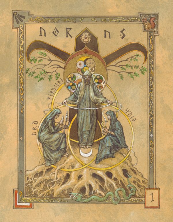 Jake Baddeley - Norns 1 - giclee print on paper - 30 x 40 cm / 26 x 36 cm + 5 cm white border