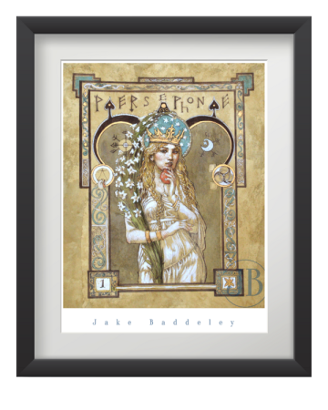 Jake Baddeley - Persephone I - ink on paper -30 x 25 cm