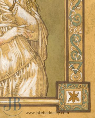 Jake Baddeley - Persephone 1- giclee print on paper - 30 x 40 cm / 26 x 36 cm + 5 cm white border DETAIL 2