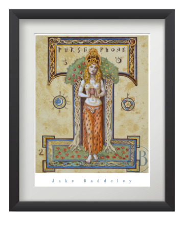 Jake Baddeley - Persephone II - ink on paper -30 x 25 cm
