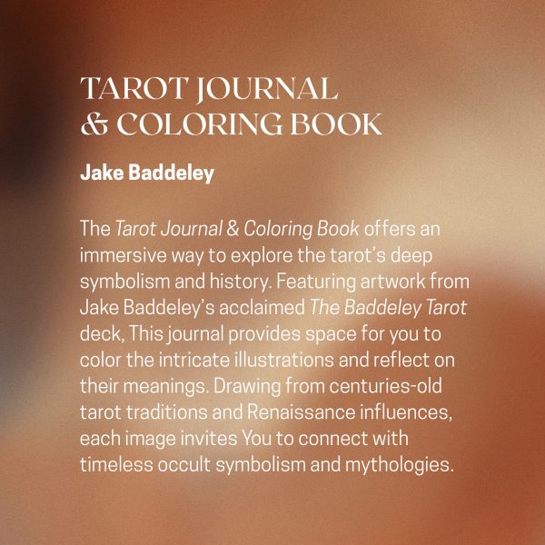 Jake Baddeley - Tarot Journal and Colouring Book - description