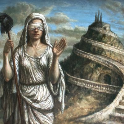 Jake Baddeley - The Guardian - oil on panel - 40 x 50 cm - 2026