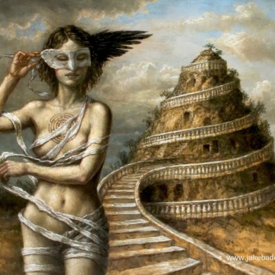 Jake Baddeley - The Return - oil on panel - 35 x 50 cm - 2026