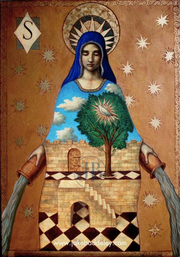 Jake Baddeley - The Star 2 - oil paint on canvas - 100 x 70 cm - 2024