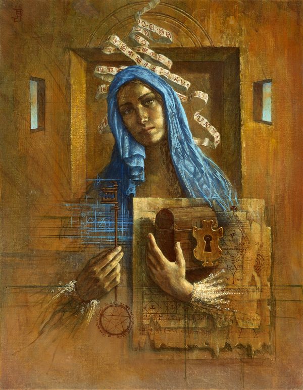 Jake _Baddeley - Under Lock and Key - oil on canvas - 90 x 70 cm - 2004